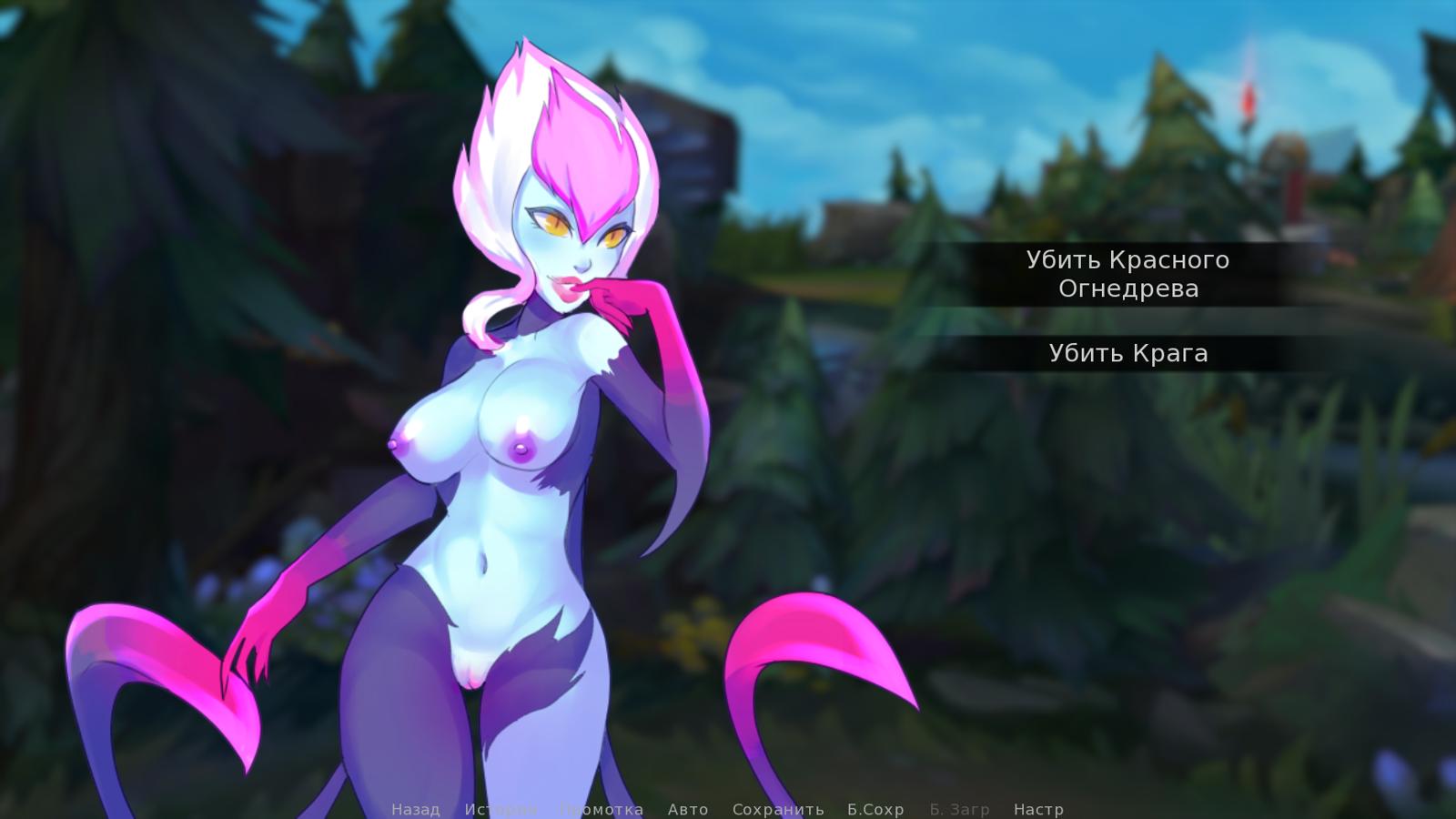 [510 MB] Smiteless Jungle With Evelynn [Final] (Sunsetbunny and Crew) [uncen] [2018, ADV, Animation, Fantasy, Parodie, weibliche Protagonistin, Lesben, Blowjob, Analsex, Tentakel, Mehrfachpenetration, gesprochen, Handyspiel, Ren'Py, APK] [rus+eng]