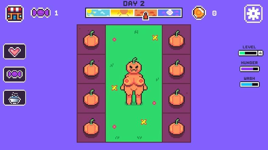 [114.8 MB] Pumpkin Love (Samurai Drunk) [uncen] [2024, SLG, Idle/Clicker, DOT/Pixel, Аnimation, Oral, Blowjob, Vaginal, Creampie, Interspecies, Big Tits, Big Ass, Monster Girl, Unity] [eng]