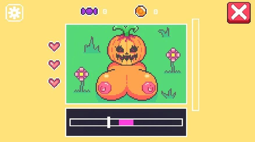 [114.8 MB] Pumpkin Love (Samurai Drunk) [uncen] [2024, SLG, Idle/Clicker, DOT/Pixel, Аnimation, Oral, Blowjob, Vaginal, Creampie, Interspecies, Big Tits, Big Ass, Monster Girl, Unity] [eng]