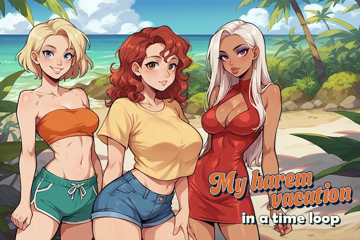 [925.4 MB] My Harem Vacation in a Time Loop [InProgress, 0.200] (Vortex Cannon) [uncen] [2024, Novel, Harem, Beach, All sex, Group, Creampie, Voyeur] [rus+eng]