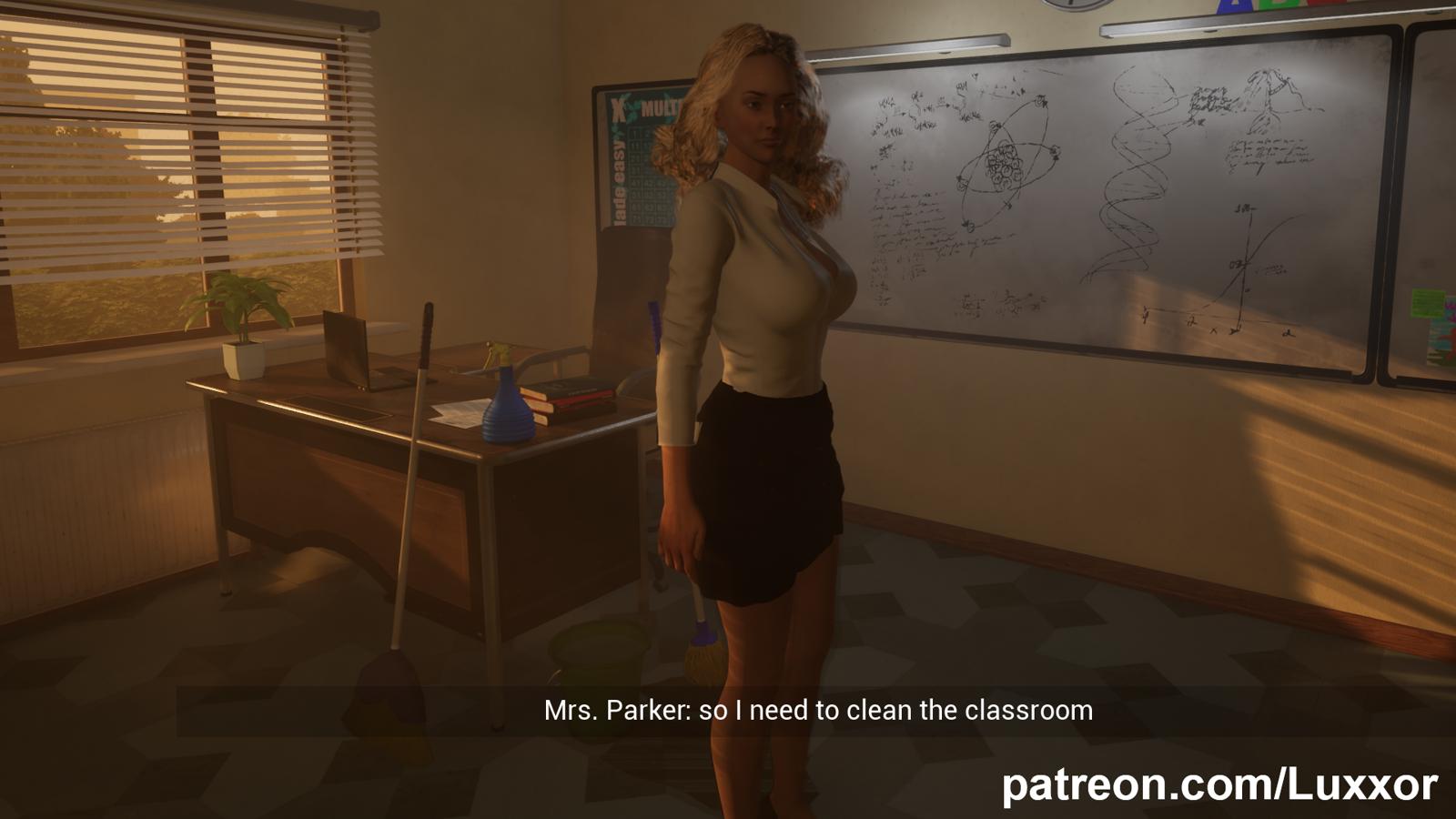 [2.78 GB] Expose My Teacher [InProgress, 0.5] (Luxxor) [uncen] [2024, SLG, ADV, 3D, Male protagonist, Animation, School, Vaginal sex, Blowjob, Erotic, Striptease, Domination, Exhibitionism, Humiliation, Submission, BDSM, Blackmail, Masturbation, Big tits, MILF, Unreal] [eng]