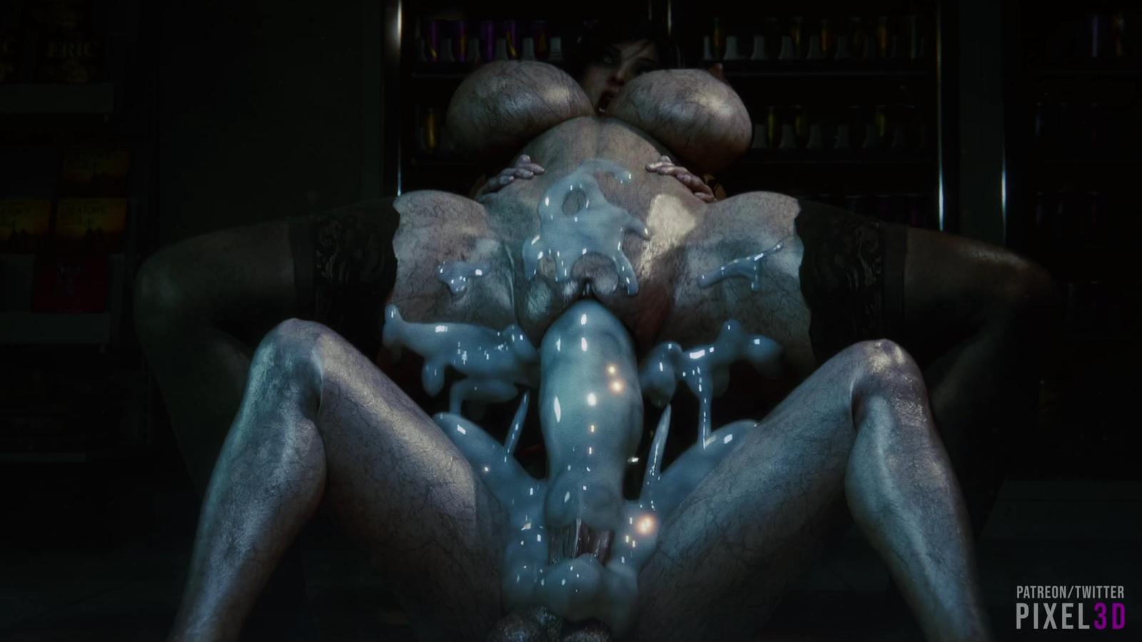 [492.9 MB] Ada x Zombie (Pixel3D) [2025, 3DCG, Animated, Parody, Monster, Big Ass, Big Tits, Creampie, Vaginal Sex, WEB-DL] [1080p]