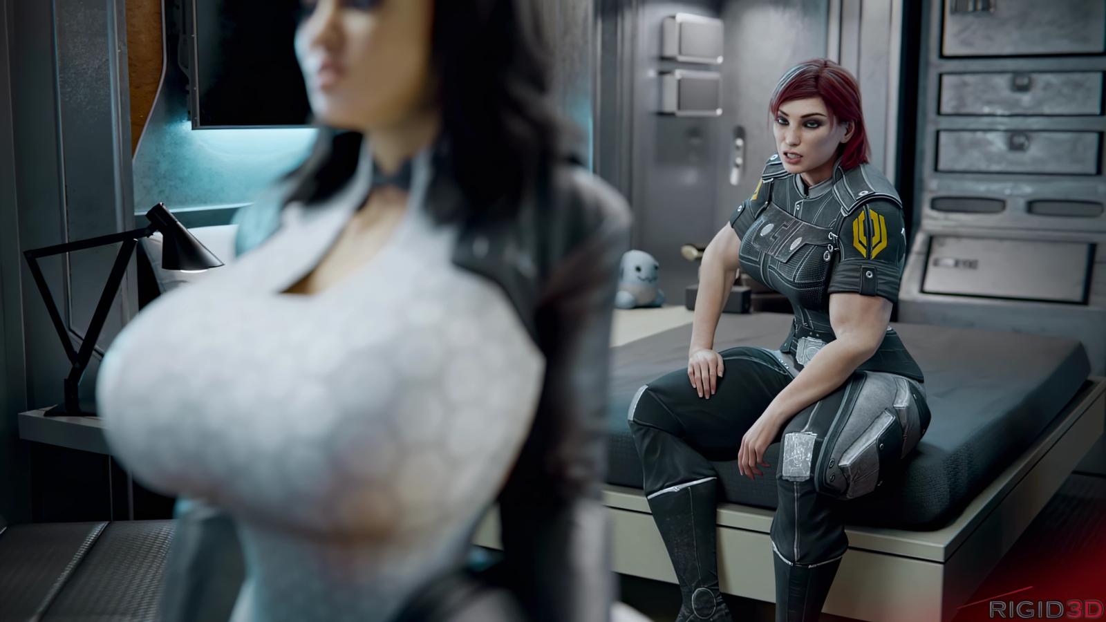[2.21 GB] Miranda x Femshep [2025, 3DCG, Animated, Parody, Sound, Voiced, Big tits, Big ass, Vaginal sex, Titfuck, Blowjob, Oral Sex, Futa, WEB-DL] [2160p]