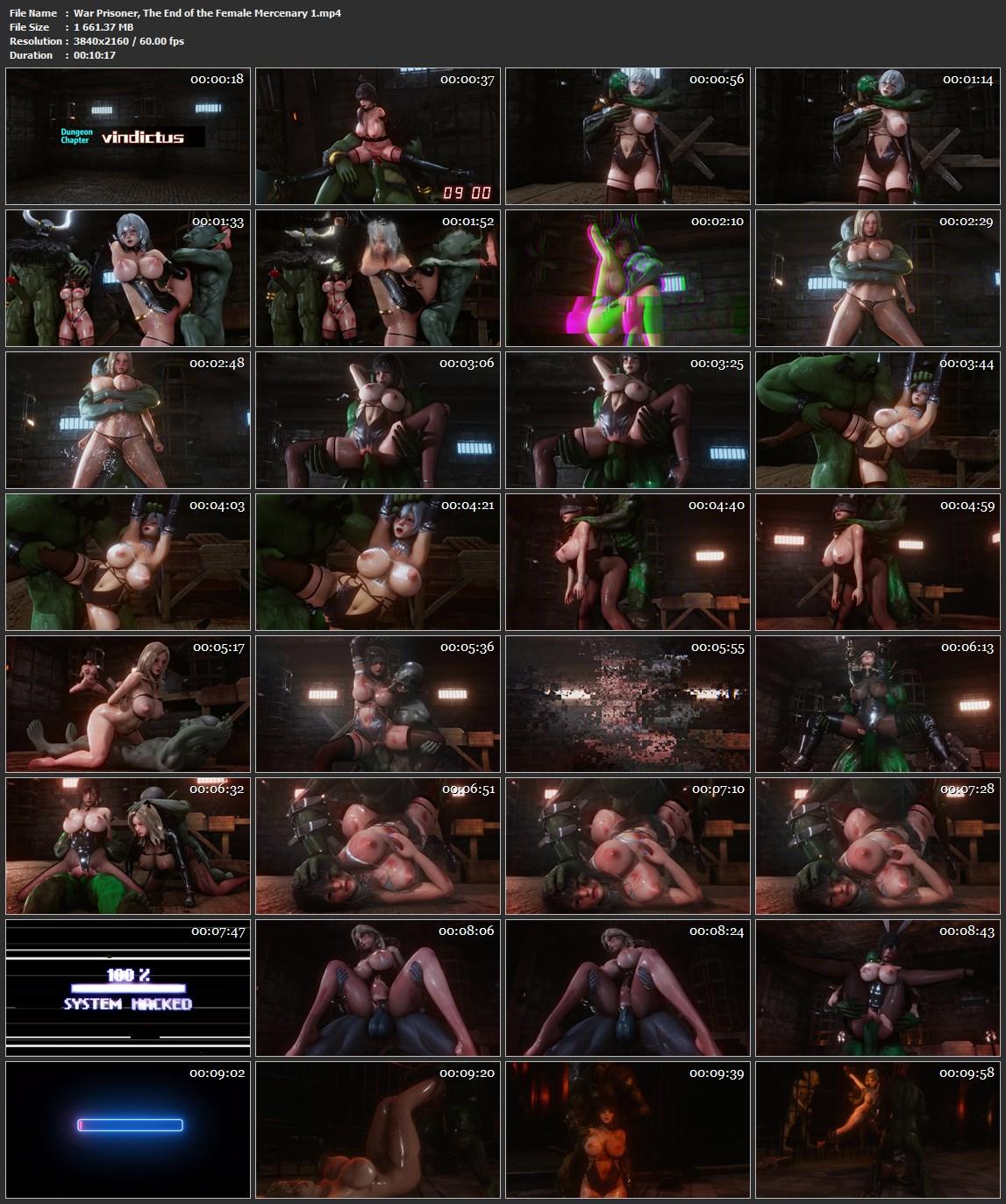 [5.92 GB] War Prisoner, The End of the Female Mercenary 1 & 2 [2025, 3DCG, Animated, Parody, PoV, Big Ass, Big Tits, Creampie,NTR, Vaginal Sex, Anal sex, Squirt, Voiced, Horror, WEB-DL] [2160p]