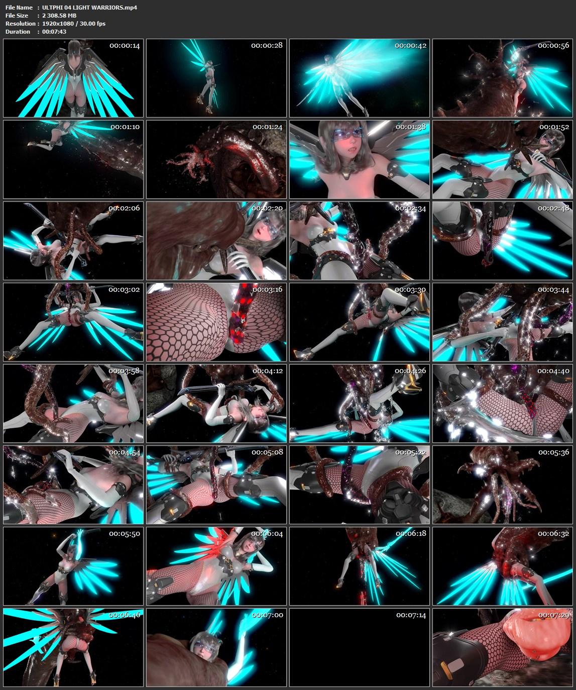 [2.25 GB] ULTPHI 04 LIGHT WARRIORS (ATD / A Third Dimension) [2025, 3DCG, Anal Sex, Animated, Monster, Tentacles, Vaginal Sex, WEB-DL] [1080p]