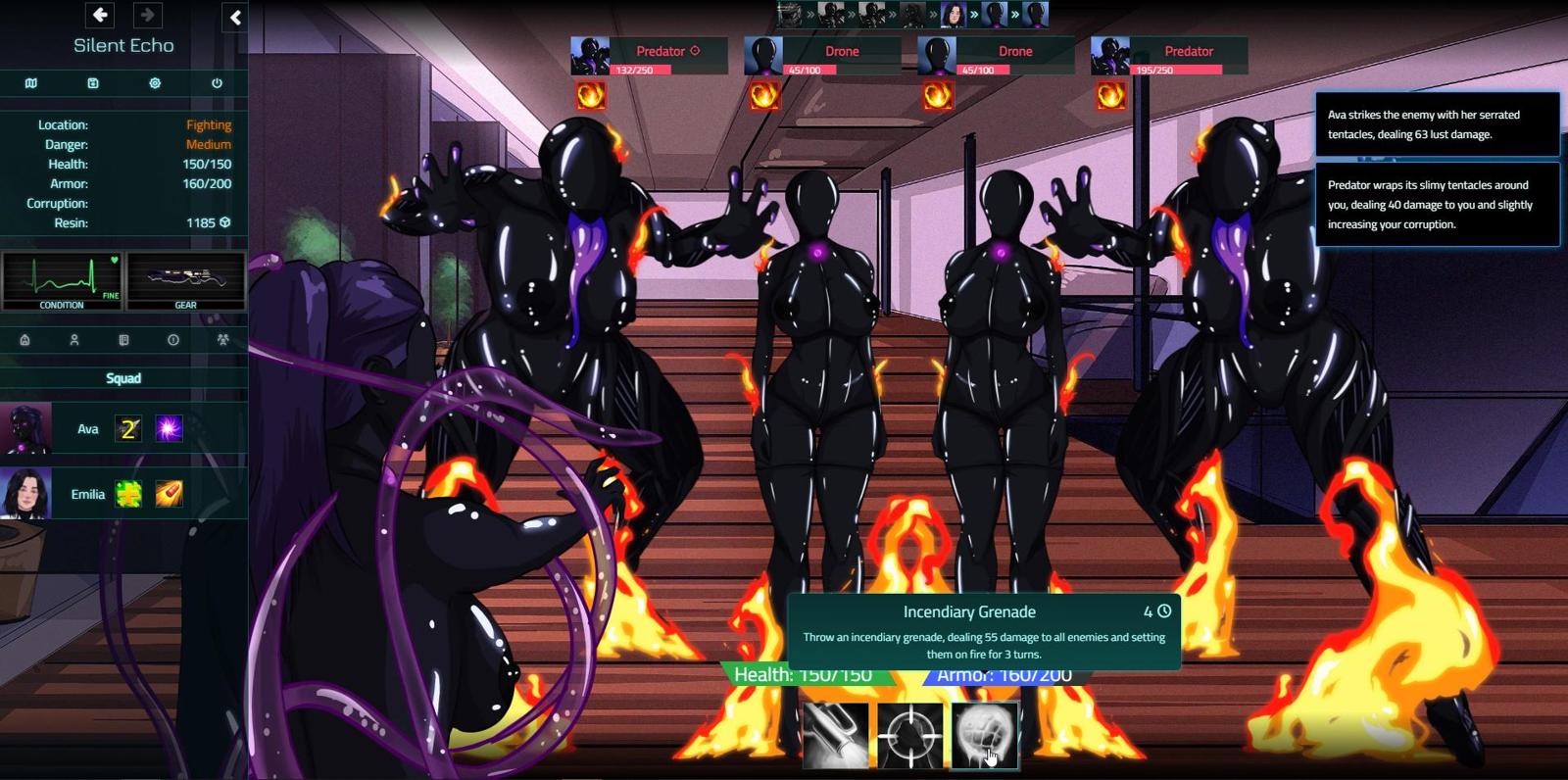 [428.6 MB] Silent Echo [InProgress, 0.3.0] (Jaded Dreams) [uncen] [2024, Animation, Male Protagonist, Futa/Trans Protagonist, Sci-fi, Handjob, Oral, Vaginal, Footjob, Monster Girl] [eng]