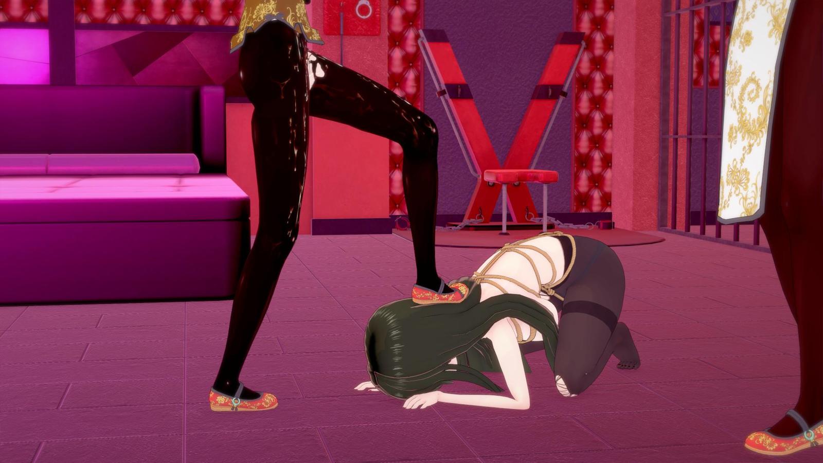 [2.15 GB] Kidnapped by the Mistress [v1.0.1] (Isvrat) [uncen] [2023, ADV, 3DCG, Animation, BDSM, Femdom, Trap, Slave, Humiliation, Pet, Incest, Lesbian, Chastity, APK, Ren'Py] [rus+eng]