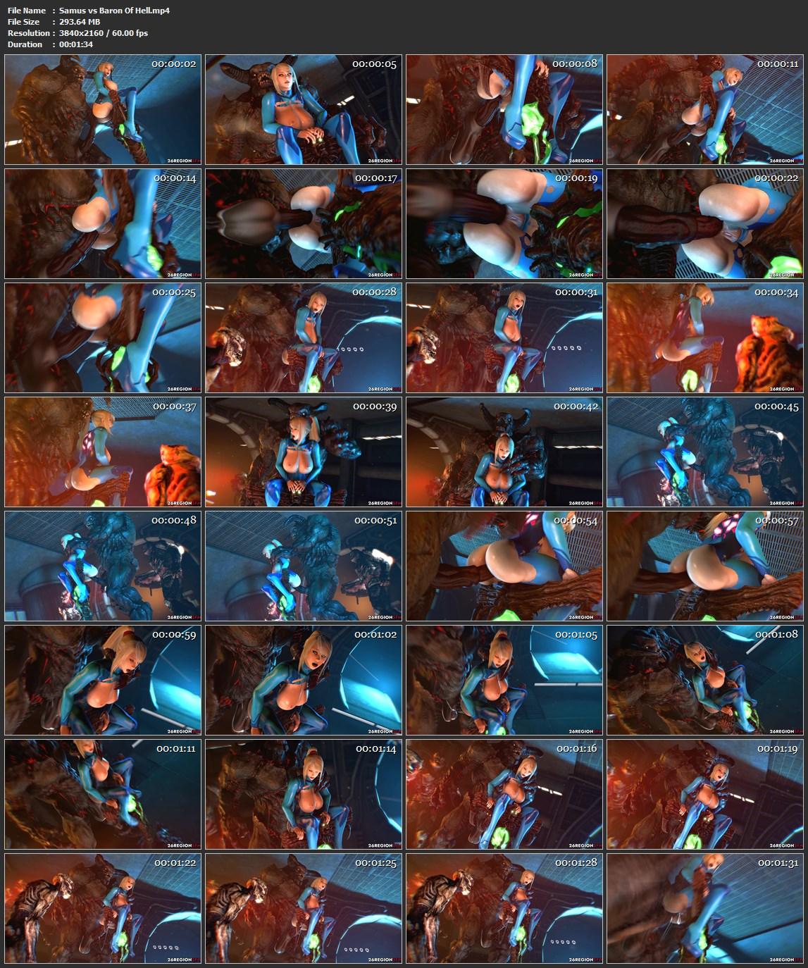 [294.1 MB] Samus vs Baron of Hell (26GionsFM) [2025, 3DCG, animado, sexo oral, sexo anal, dublado, creampie, monstro, paródia, ficção científica, horror, web-dl] [2160p]