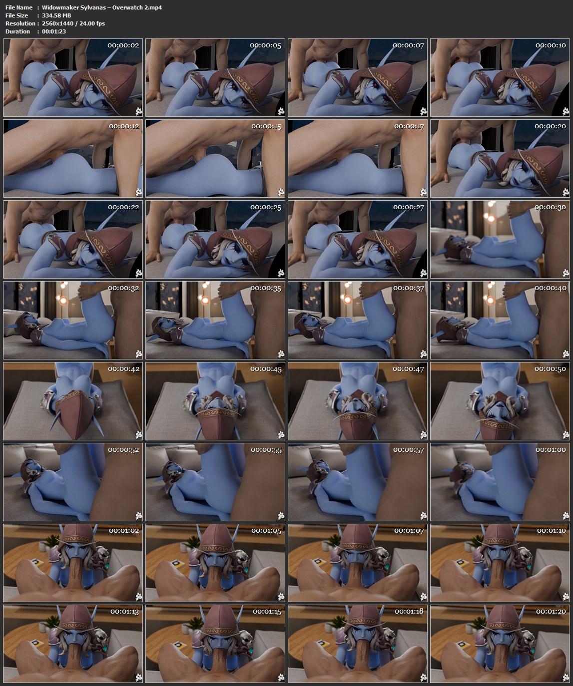 [334.9 MB] Widowmaker Sylvanas-Overwatch 2 (Shinex) [2025, 3DCG, animado, parodia, POV, gran culo, tetas grandes, handjob, sexo oral, sexo vaginal, web-DL] [2160p]