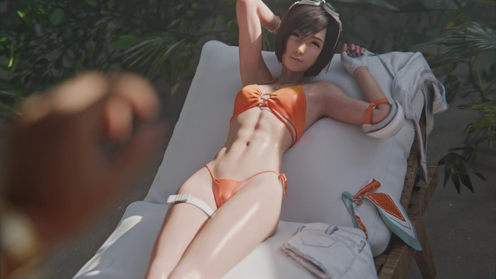 [434.1 MB] El encuentro con la playa de Yuffie (nagoonimation) [2025, 3DCG, animación, creampie, parodia, sexo vaginal, web-dl] [2160p]