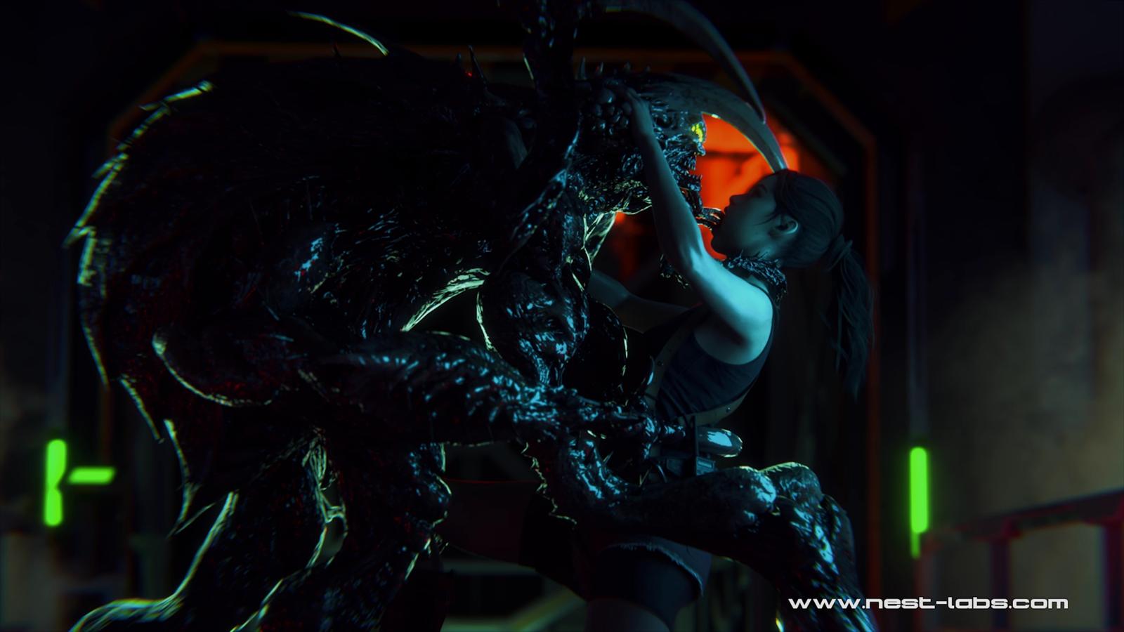 [349.6 MB] Drain Deimos et Claire Redfield [2025, 3DCG, animé, monstre, science-fiction, sexe vaginal, exprimé, parodie, web-dl] [720p]