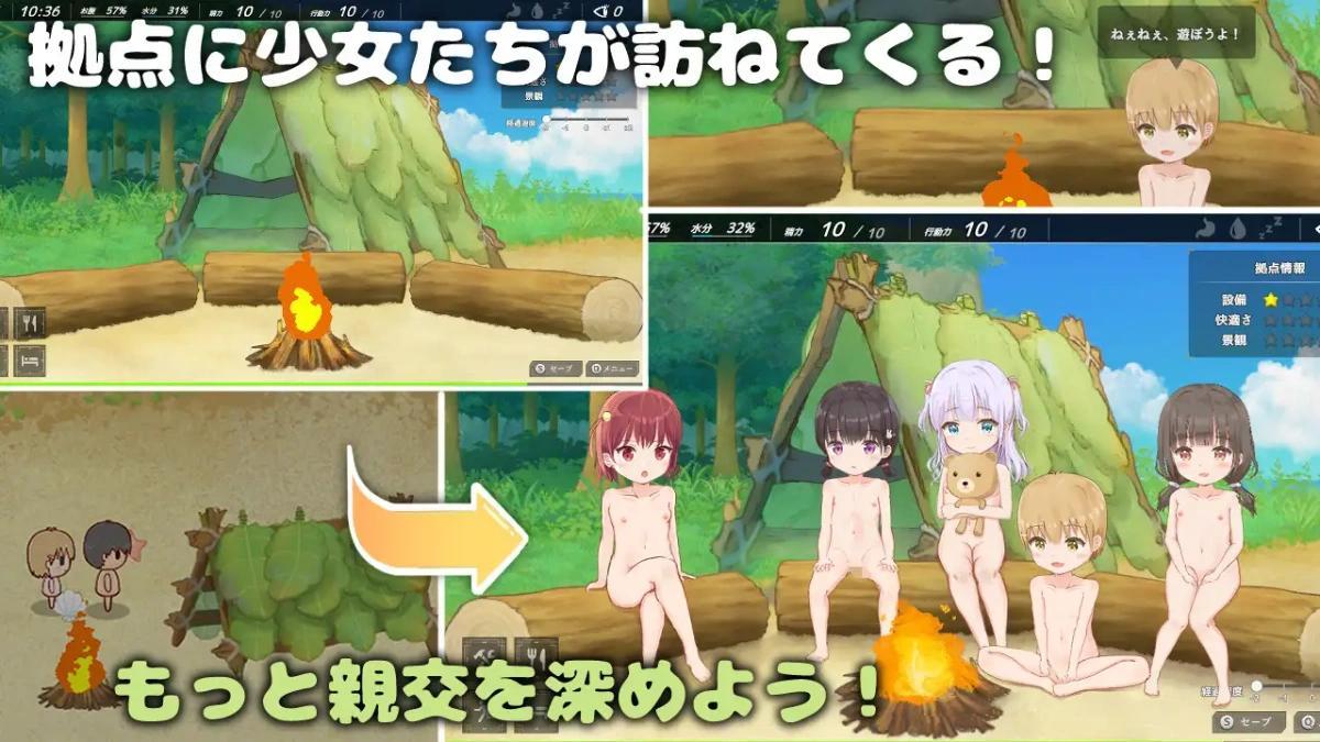 [1.37 GB] Laid-Back Survival: The Girls of Naked Island [1.0.0] (TOMO GAMES) [cen] [2025, SLG, RPG, Island, Survival, Management, ADV, Animation, Fantasy, Male Protagonist, Anal, Oral, Vaginal, Orgy, Harem, Pregnant, Birth, Small Tits, Young, Unity] [rus(auto)]