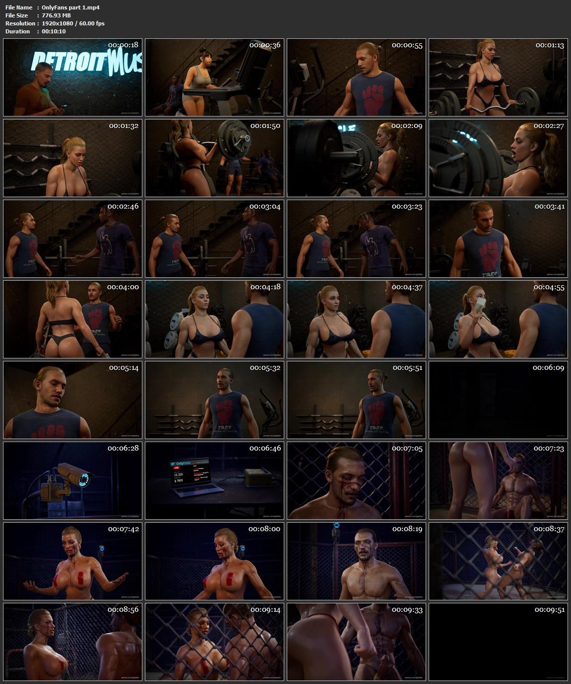 [777.3 MB] OnlyFans part 1 (ig battles) [2025, 3DCG, Domination, Animated,Parody, Nude, Big Ass, Big tits, WEB-DL] [1080p]