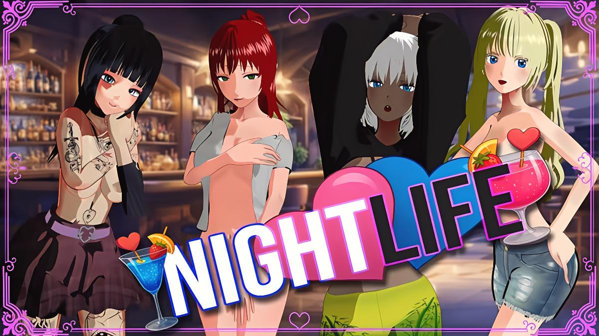 [2.28 GB] Nightlife [1.0] (Kitsune's Secrets) [uncen] [2026, SLG, ADV, Animation, Mini-games, Management, Harem, Unity] [rus, eng]