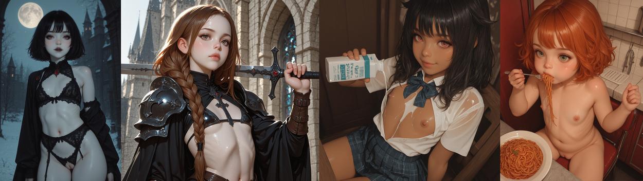 [276.7 MB] [ART] Buhon Collection / Коллекция Buhon [uncen] [AI, Анал, Оральный секс, Мастурбация, Кремпай, Маленькая грудь, Чулки, Школьная форма, Молодые, Подростки, Студенты] [JPG]