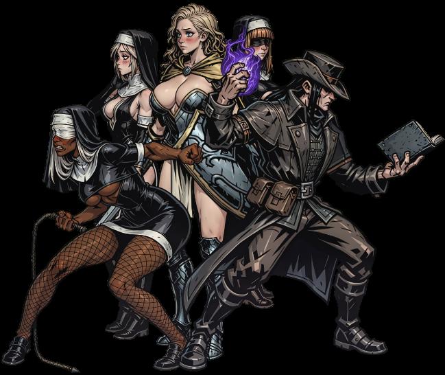 [3 GB] Sexorcism: Lust Confession [1.0] (Kinky Business Group) [uncen] [2026, RPG, Strategy, ADV, Card game, Roguelike, Animation, AI, Dark Fantasy, Dungeon, Anal, Oral, Vaginal, Group, Rape/Ryona, BDSM, Male Protagonist, Futa, Demon, Monster Girl, Monster, Zombie, Win, Lin, Unity] [rus, eng]