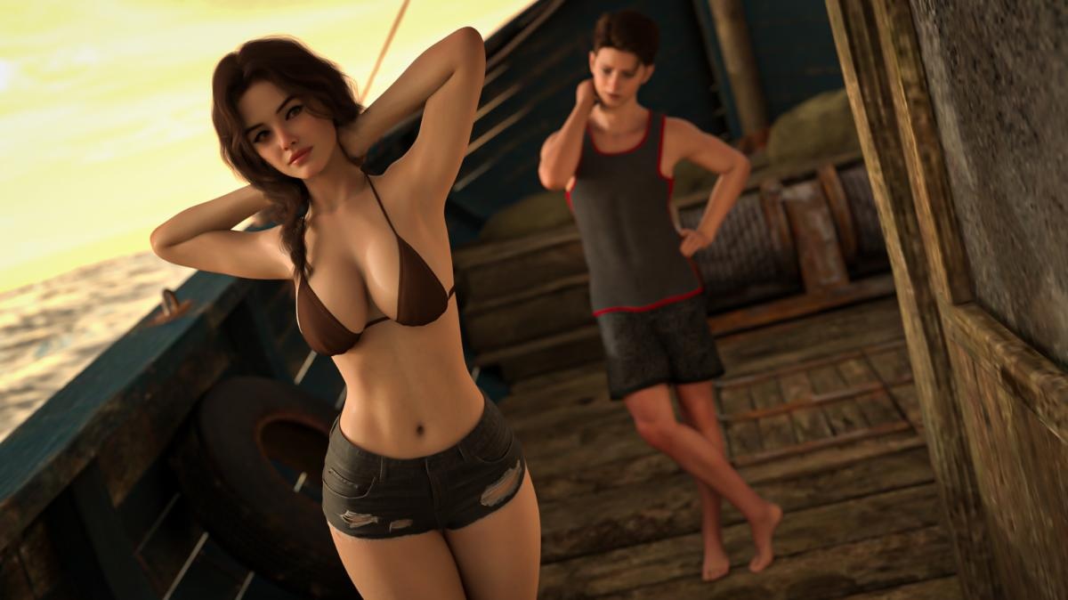 [884.4 MB] The Beach House [InProgress, 0.5] (Roki) [uncen] [2026, ADV, 3DCG, Animation, Oral, Group, Masturbation, Handjob, Incest, Teasing, Lesbian/Yuri, Male Protagonist, Mature, Young, Age Disparity, Teen, Win, Lin, APK, Indie, Ren'Py] [rus]