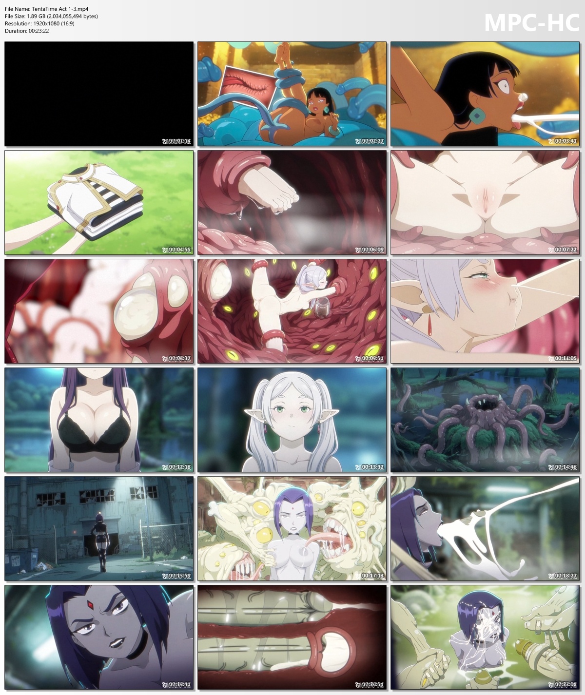 [1.9 GB] TentaTime Act 1-3 (StickySpoodge) [2025-2026, 2DCG, AI CG, Animated, Anal Sex, Bukkake, Creampie, Groping, Group Sex, Internal View, Interracial, Monster, Multiple Penetration,Oral sex, Parody, Teasing, Tentacles, Vaginal Sex, WEB-DL] [eng] [1080p]