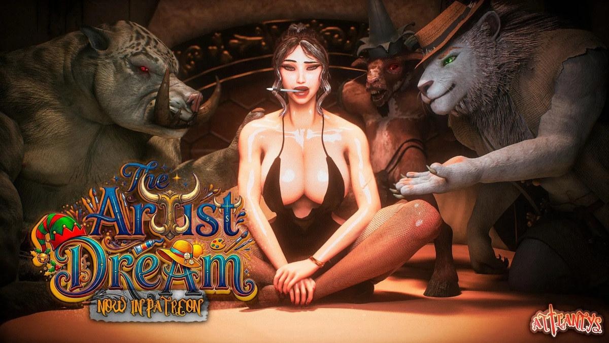 [8.65 GB] The Artist Dream (Attlantys) [2026, 3DCG, Animated, Parody, Vaginal sex, Oral sex, Cumshot, Anal Sex, NTR, WEB-DL] [eng] [1440p]