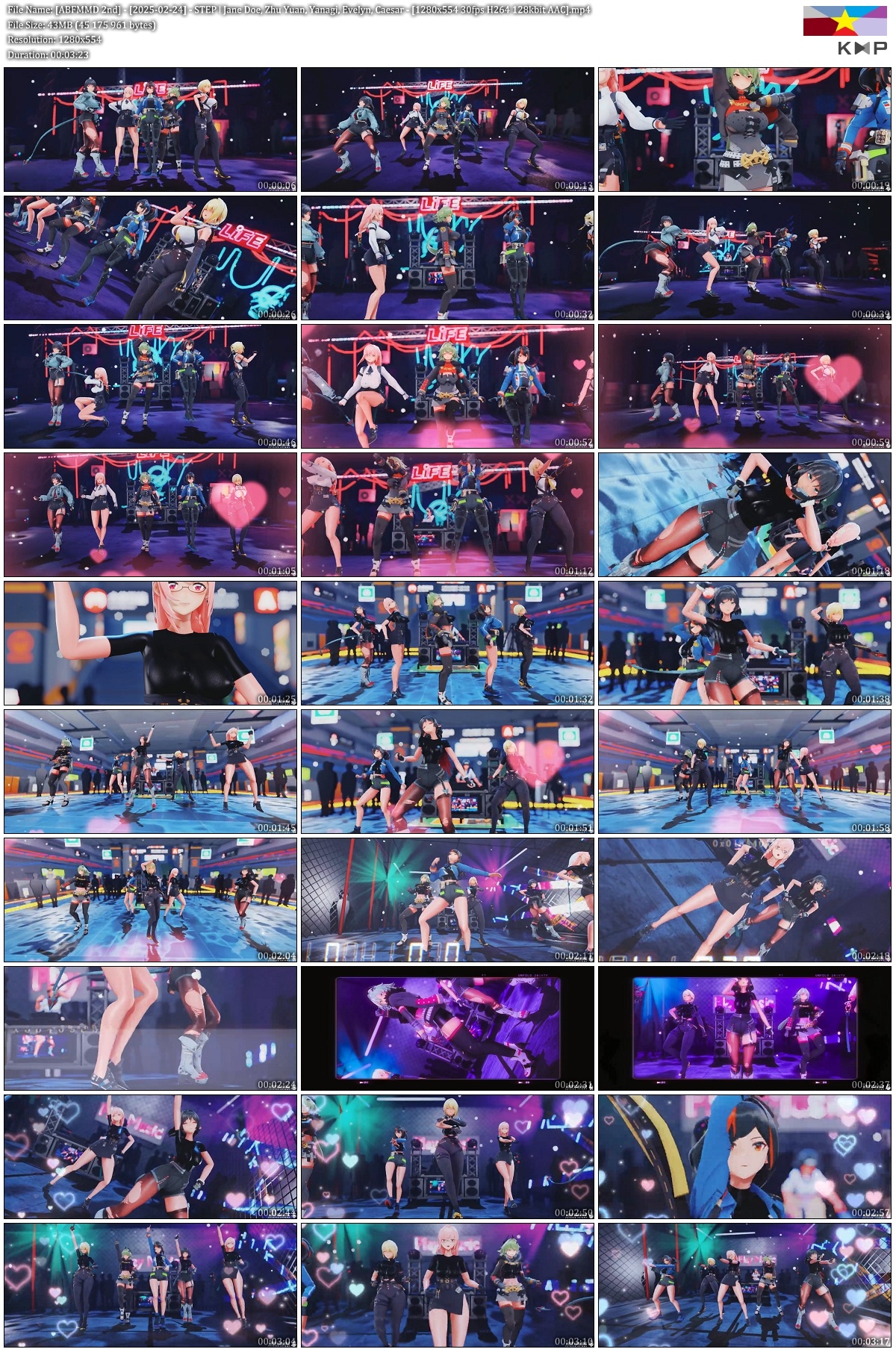 [1.88 GB] Collection of works by ABFMMD 2nd from deleted channel on YouTube / Collection of works by ABFMMD 2nd from a deleted channel on YouTube [ptcen] [2024-2026, MMD, Dancing, Ecchi, Big Tits, Small Tits, Big Ass, Clothes Changing, Bikini, Stockings, School Uniform, Strings, Bunnygirl, Maid, Background Music WEB-DL] [jap / eng] [720p]
