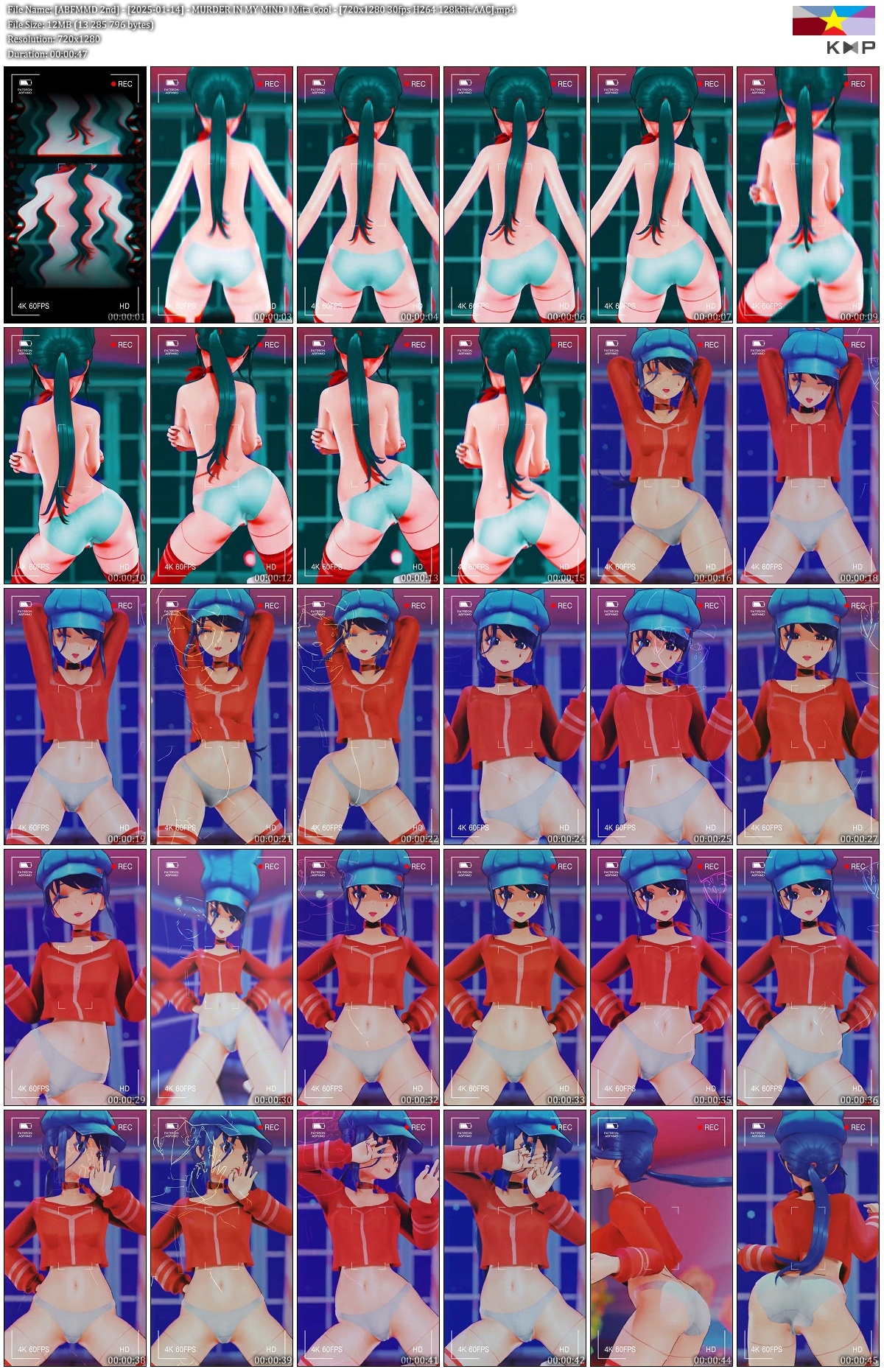[1.88 GB] Collection of works by ABFMMD 2nd from deleted channel on YouTube / Collection of works by ABFMMD 2nd from a deleted channel on YouTube [ptcen] [2024-2026, MMD, Dancing, Ecchi, Big Tits, Small Tits, Big Ass, Clothes Changing, Bikini, Stockings, School Uniform, Strings, Bunnygirl, Maid, Background Music WEB-DL] [jap / eng] [720p]
