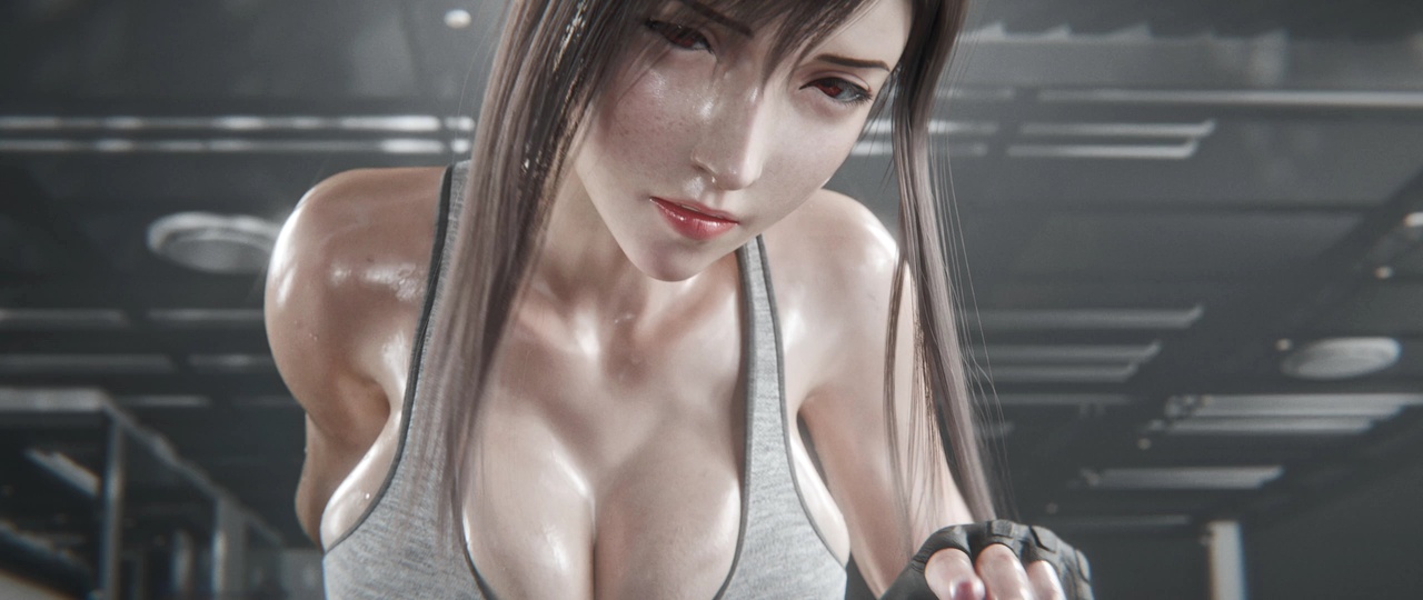 [358.4 MB] ティファワークアウト (みを) [2026, 3DCG, パロディ, 口内, 膣内, ノンケ, 女主人公, 中出し, 巨乳, WEB-DL] [eng] [1080p]