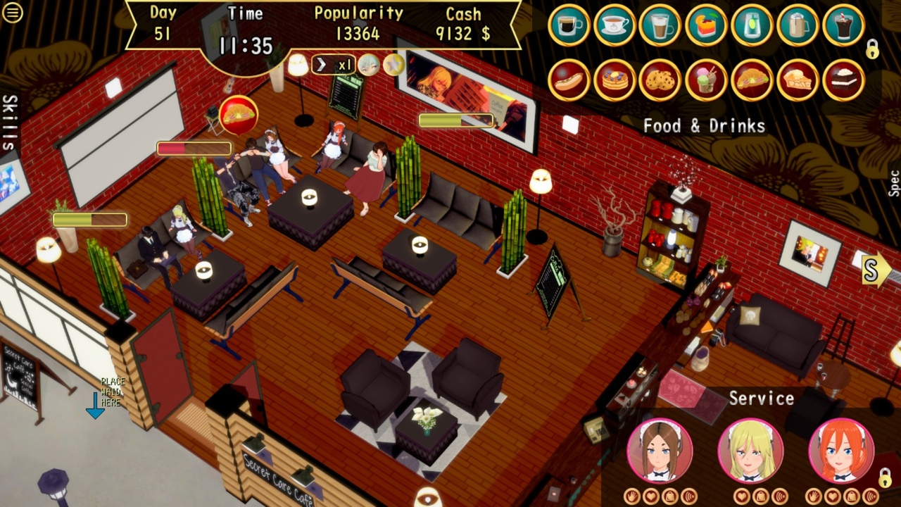 [6.33 GB] Secret Care Cafe [InProgress, 0.8.47] (Rare Alex) [uncen] [2020, ADV, 3DCG, Анимация, Кусочек жизни, Юмор, Романтика, Главный герой-мужчина, Управление горничной в кафе, Гарем, Нетораза, Качели, Дразнение, Нащупывание, Оральный секс, Вагинальный, Анал, Мастурбация, Групповой секс, Множественное проникновение, Кремпай, Проституция, Глорихол, Бордель] [англ]