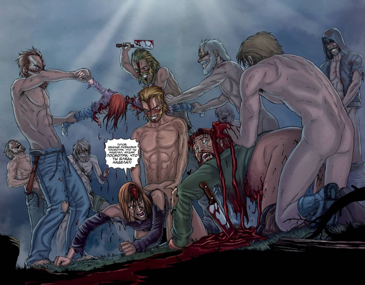[88.8 MB] [Comix] Crossed / Крестоносцы [Ch.0-09] (Avatar Press) [2008, Fantasia, Terror, Pós-Apocalíptico, Violência, Guerra / Campo de Batalha, Cidade, Anal, Vaginal, Extremo, Estupro / Ryona, Hetero, Gay / Yaoi, BDSM, Restrição, Guro, Morte, Aberração, Gore, Mutação, Mutilação, Sangue, Lágrimas/choro, raiva, raiva, uniforme, múltiplos protagonistas, loucura, militar, monstro, zumbi] [JPG] [rus]