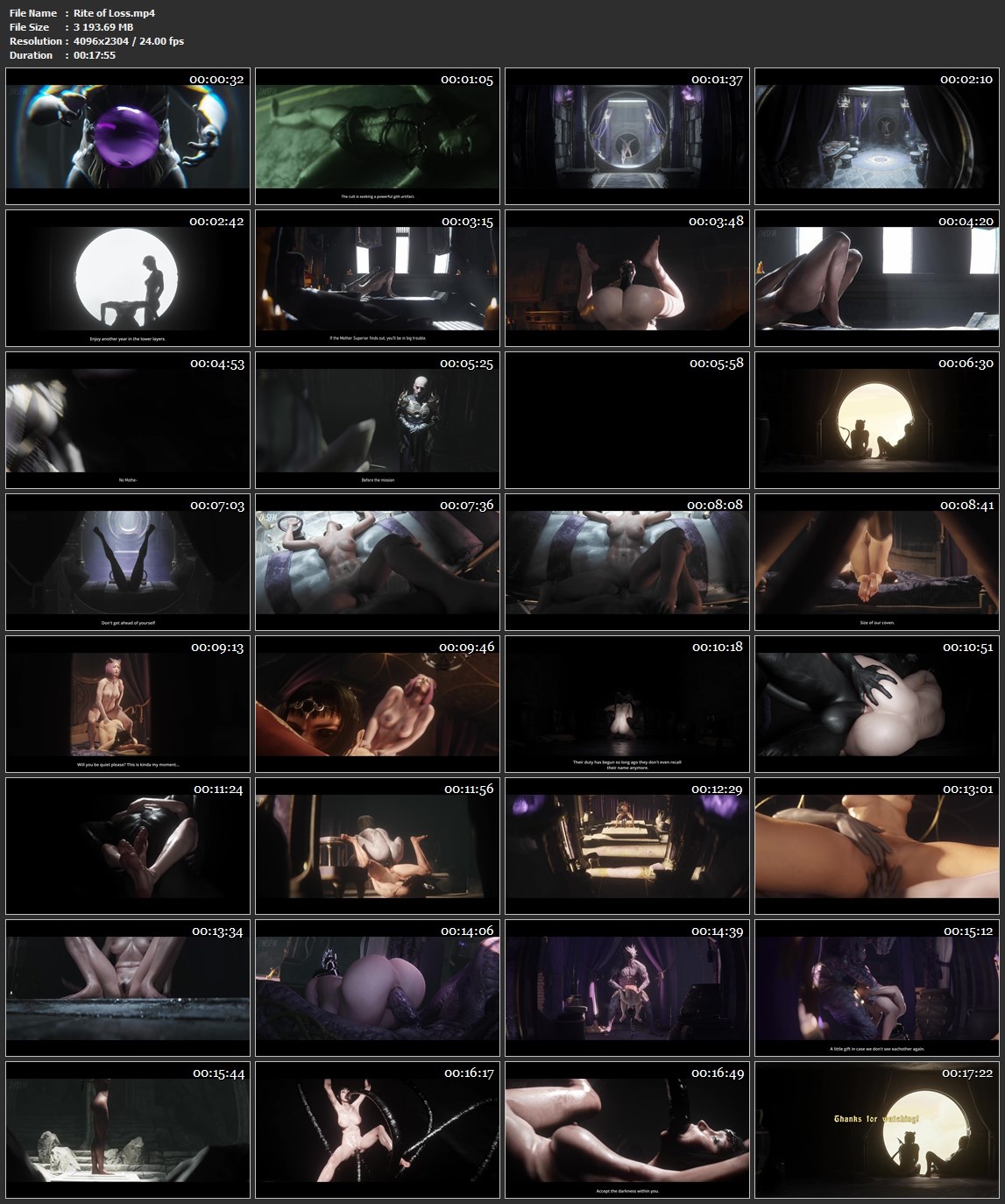 [3.12 GB] Rite of Loss (ZMSFM) [2026, 3DCG, Anal, Vaginal, Straight, Female Protagonist, Monster, Big Tits, WEB-DL] [eng] [2160p]