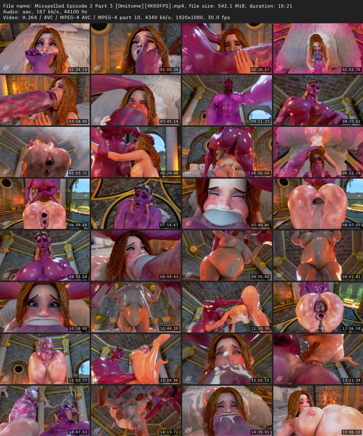 [542.5 MB] Misspelled Episode 2 Part 3 (Omitome) [2025, 3DCG, Animation, Fantasy, Magic, Anal, Oral, Deepthroat, Cumshot, Facial, Bukkake, Creampie, Multiple Orgasms, Blowjob, Doggystyle, Cervix Penetration, Cumflation, Impregnation, Extreme, Trans/Trap, Guro, Belly Inflation, Big Tits, Huge Tits, Big Ass, Cameltoe, Big Dick, Huge Dick, Shaved Pussy, Ahegao, Red Hair, Futa/Trans Protagonist, Futa, Demon, Monster, WEB-DL] [1080p]