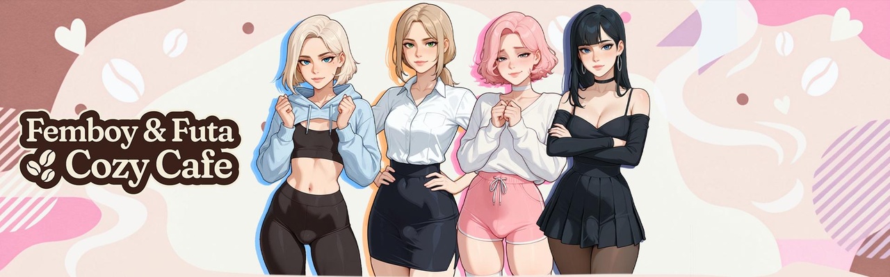 [1.8 GB] Femboy & Futa Cozy Cafe [v1.0 + patch] (Pink Twilight) [uncen] [2026, ADV, SLG, Mini-games, Management, AI, Animation, Comedy, Fantasy, Harem, Home, Cafe/Rstaurant, Anal, Oral, Masturbation, Blowjob, Handjob, Consensual, Striptease, Teasing, Kissing, Licking, Touching, Gay/Yaoi, Trans/Trap, Corruption, Voyeurism/Peeping, Small Tits, Big Tits, Big Ass, Small Dick, Big Dick, Ahegao, Ashamed, Clothes Changing, Crossdressing, Apron, Bikini, Cosplay, Lingerie, Nylon, Pantyhose, Stockings, Uniform, School Uniform, Sport Uniform, Swimsuit, Male Protagonist, Young, Futa, Femboy/Sissy/Trap, Cute, Emotional, Friendly, Happy, Horny, Sensitive, Fighter, Maid, Servant, Sportsmen, Student, Win, APK, Indie, Ren'Py] [eng+rus+multi]