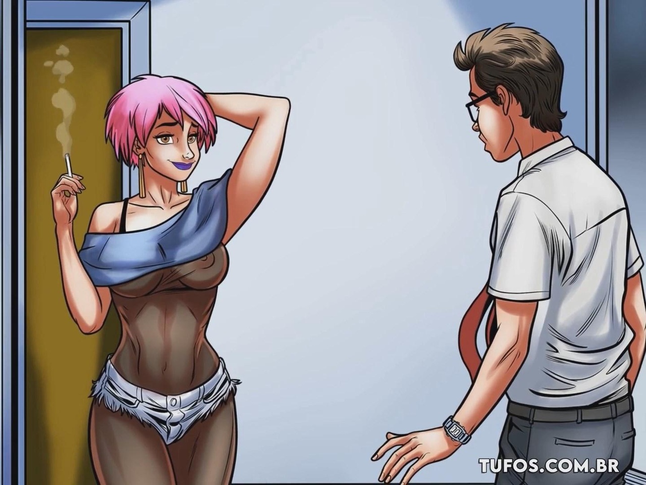 [332.8 MB] O Nerd Comedor Filminho / Insatiable Nerd (Tufos) [2024, Comedy, Oral, Vaginal, Blowjob, Handjob, Titsjob, Big Tits, Big Ass, Milf, WEB-DL] [rus] [1080p]