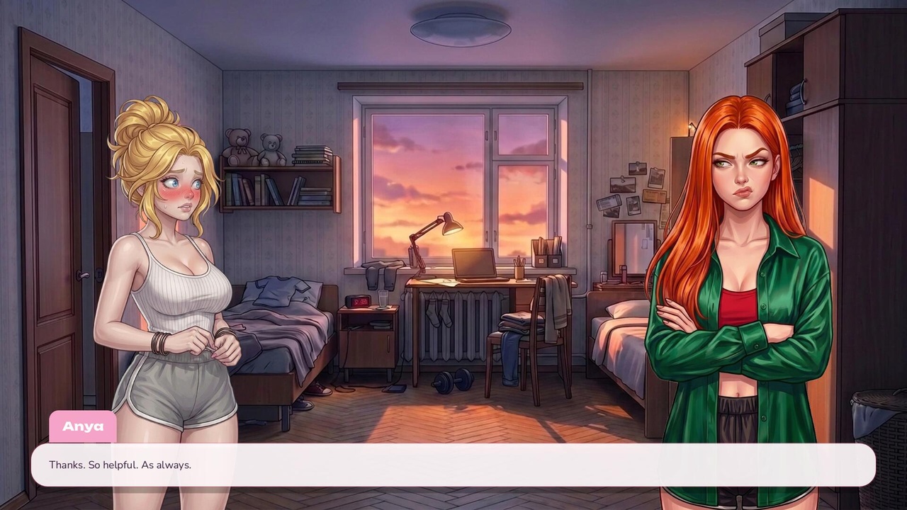 [675.6 MB] ETO - one life sim [InProgress, 0.1 Hotfix] (OneHandGames) [uncen] [2026, RPG, SLG, ADV, Sandbox, AI, Animation, Comedy, Daily Living, Living Together, Home, Solo, Masturbation, Teasing, Fingering, Touching, Straight, Big Tits, Shaved Pussy, Blonde Hair, Long Hair, School Uniform, Female Protagonist, Young, Beauty, Student, Win, Lin, Indie, Godot] [rus+eng]