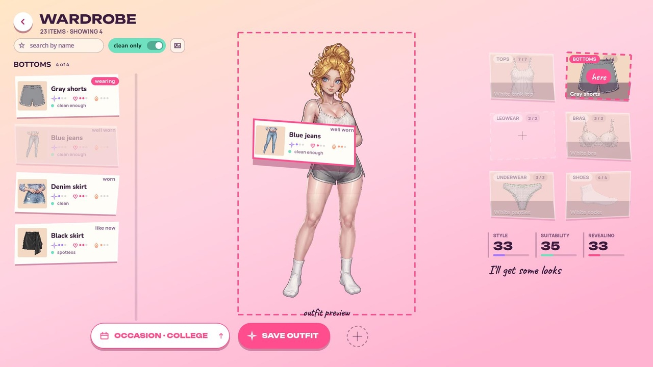 [675.6 MB] ETO - one life sim [InProgress, 0.1 Hotfix] (OneHandGames) [uncen] [2026, RPG, SLG, ADV, Sandbox, AI, Animation, Comedy, Daily Living, Living Together, Home, Solo, Masturbation, Teasing, Fingering, Touching, Straight, Big Tits, Shaved Pussy, Blonde Hair, Long Hair, School Uniform, Female Protagonist, Young, Beauty, Student, Win, Lin, Indie, Godot] [rus+eng]