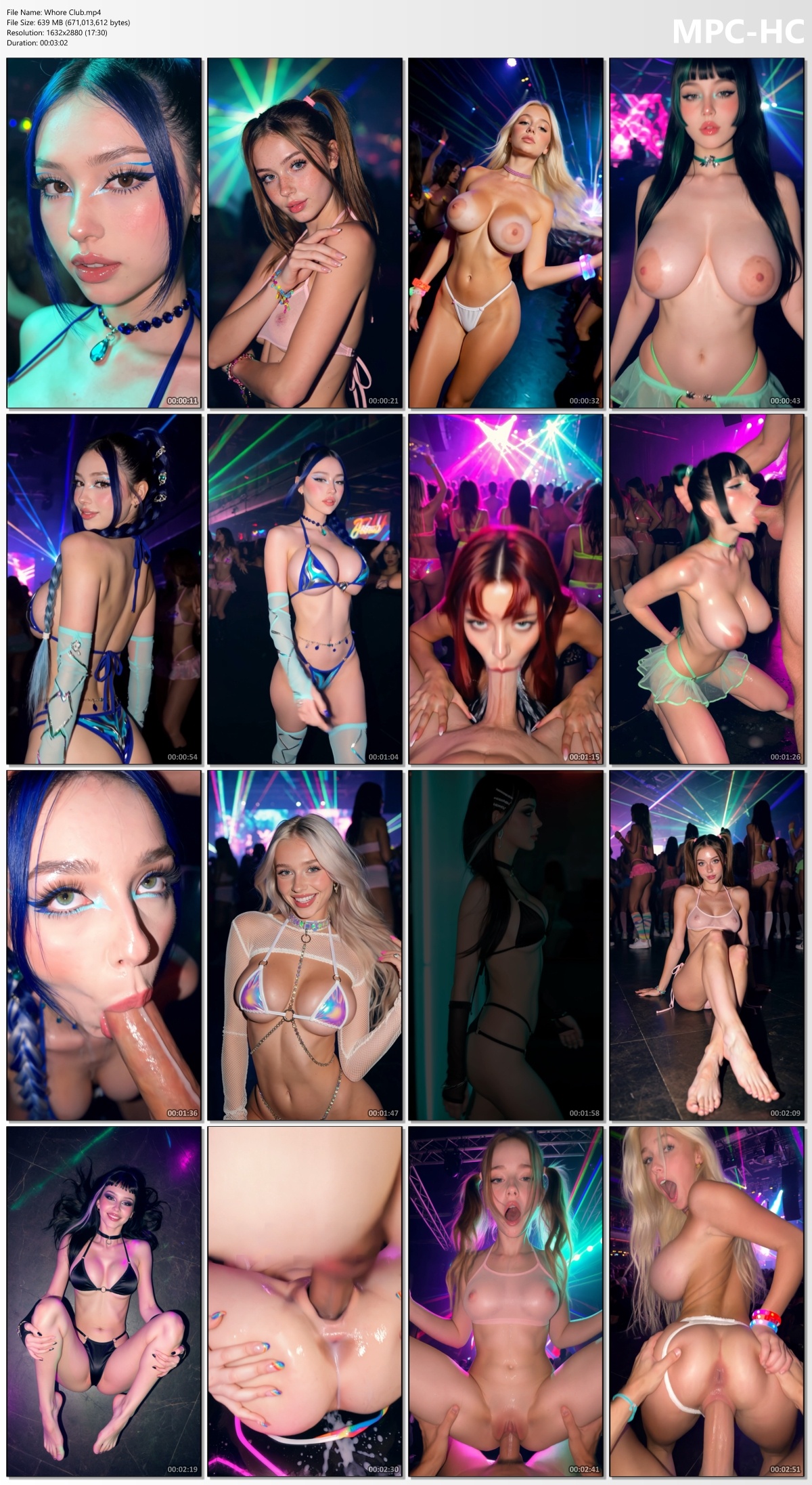 [641.5 MB] Whore Club (AiPorn) [2026, AI, Nightclub, Oral, Vaginal, Straight, Female/Male Protagonist, WEB-DL] [eng] [2900p]