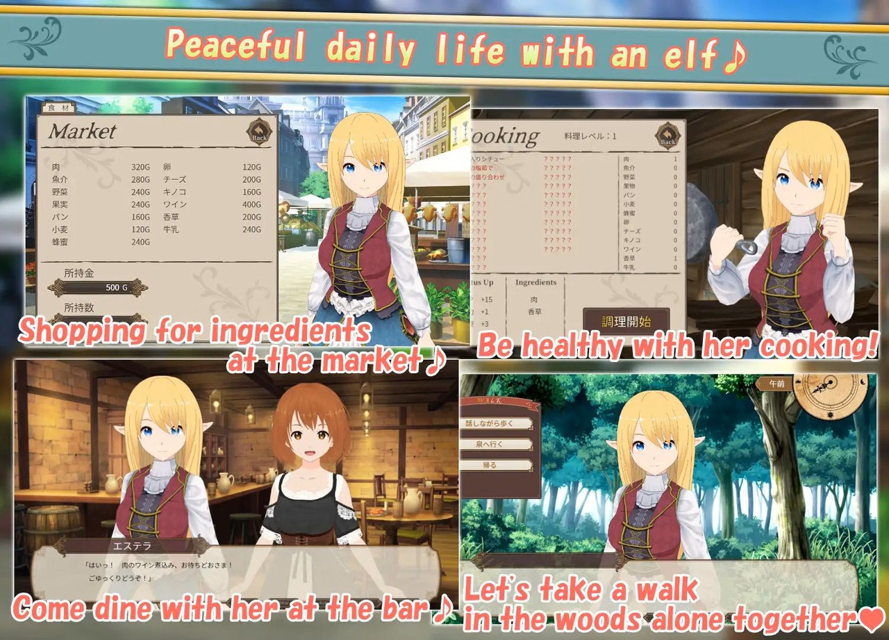 [484.6 MB] Living with an Elf -A Cozy Forest Retreat- [1.0.6] (Yasaniki) [cen] [2024, SLG, ADV, Management, Turn-Based, Fantasy, Romance, Daily Living, Heartwarming, Living Together, Pure Love, Oral, Vaginal, Solo, Masturbation, Cumshot, Facial, in Mouth, Multiple Orgasms, [eng]