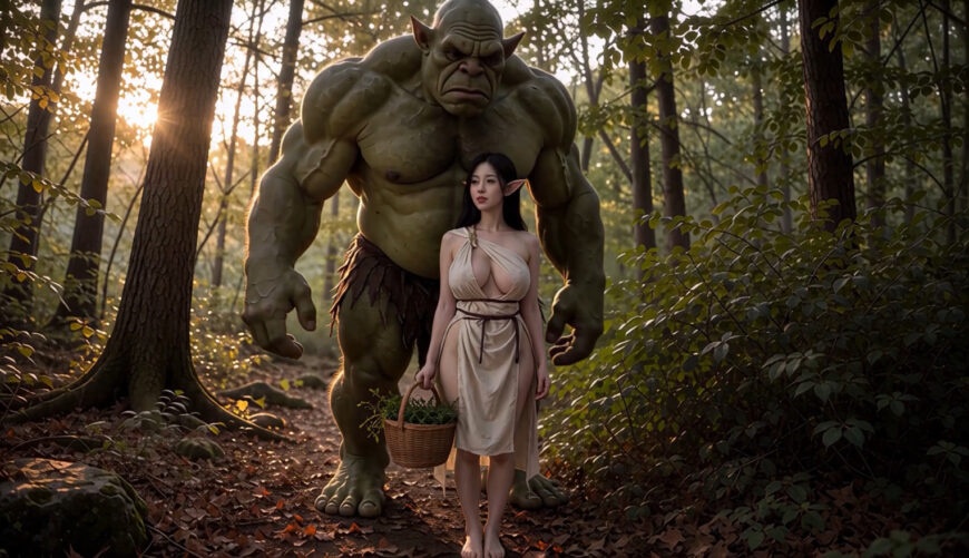 [613.8 MB] An Encounter with a Giant Orc in the Forest (AiPorn) [2026, AI, Oral, Vaginal, Straight, Big Tits, Female Protagonist, Monster, WEB-DL] [eng] [1080p]