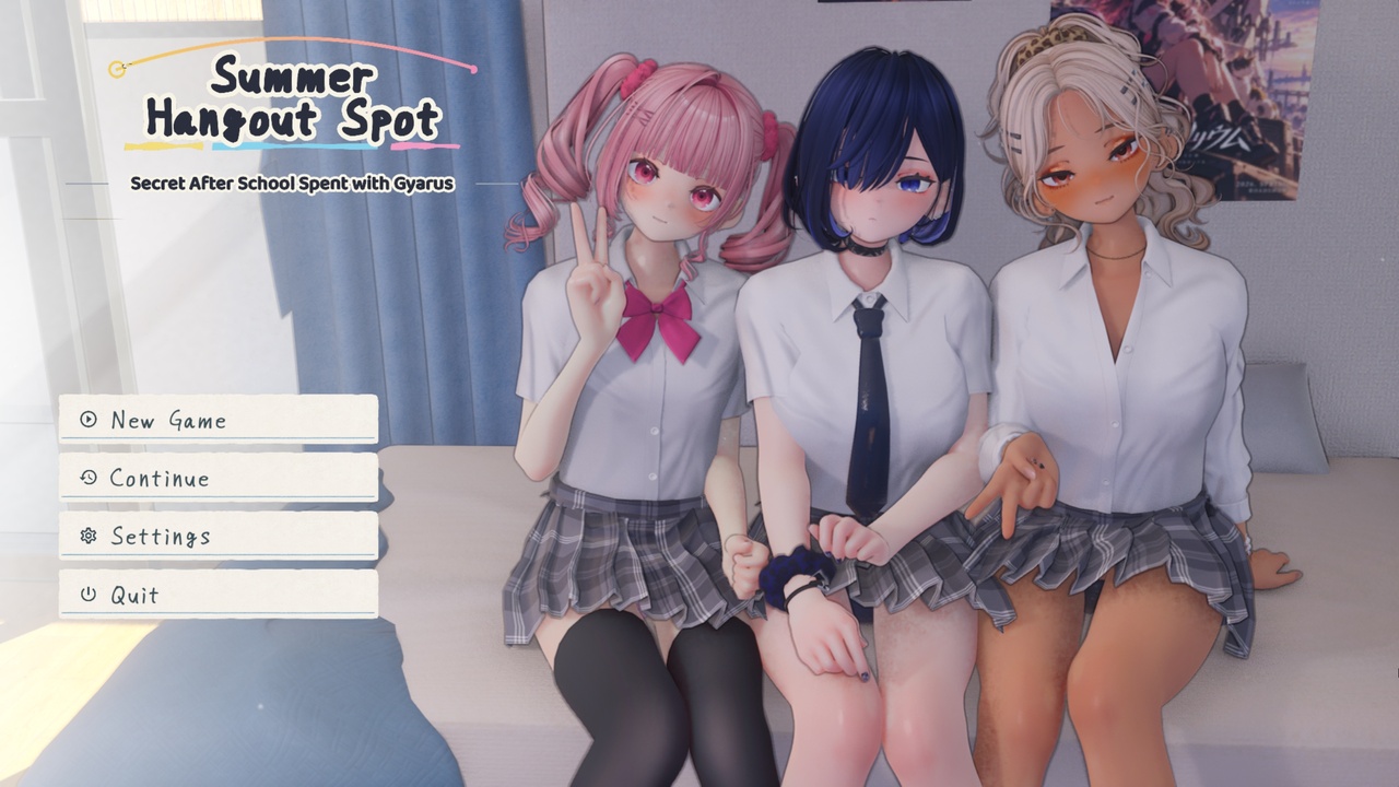 [3.76 GB] Summer Hangout Spot: Secret After School Spent with Gyarus [1.01] (Sin Gularity) [ptcen] [2026, SLG, Mini-games, 3D, Animation, Voiced, Harem, Romance, Living Together, Home, Anal, Vaginal, Group, Orgy, Creampie, Doggystyle, Clothed, Impregnation, Consensual, Posing, Teasing, Fingering, Kissing, Licking, Touching, Straight, Corruption, Vulgar Moans, Toys, Small Tits, Big Tits, Big Dick, Hairy Pussy, Dark Skin/Tanned, Ahegao, Ashamed, Blonde Hair, Pink Hair, Blue Hair, Short Hair, Ponytail, Twintail, Clothes Changing, Apron, Lingerie, Panties, Socks, Stockings, School Uniform, Male Protagonist, Young, Cute, Emotional, Friendly, Horny, Simple, Naughty/Lewd, Gal/Gyaru, Student, Win, Indie, Unreal] [jap+eng+rus(auto)]